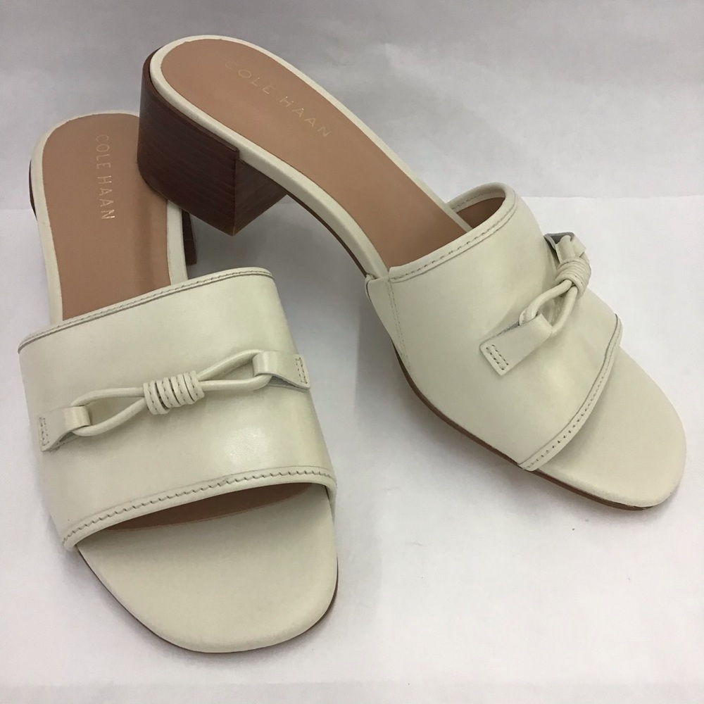 Womens Slides Size 6 Cole Haan Cailyn Bow Mule